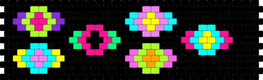 Abstraction TADC - black,pink,light blue,green