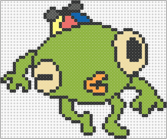 BingBong (PEAK) (eye closed) - green,beige