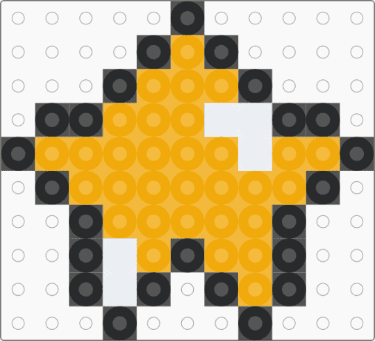 Pierrot pin - orange,tfc
