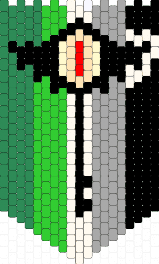 Keekee aro flag - green,beige