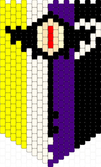 Keekee nonbinary flag - purple, yellow