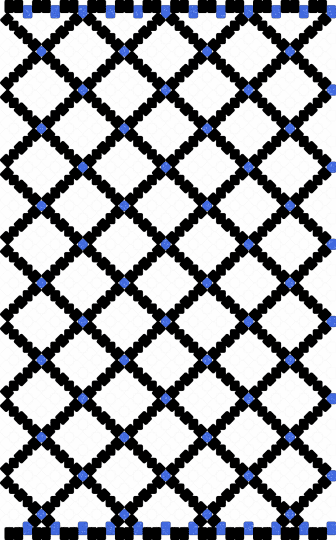 Sparkly blue fishnets - black