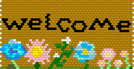 Trans Welcome Mat - gold,flowers,trans,pride,trans flag,trans pride,lgbtq
