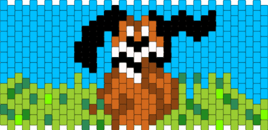 Duck Hunt - dog,bird,video game,animal,gaming,cuff,light blue,green,duck hunt,super smash bros,super smash brothers,nintendo