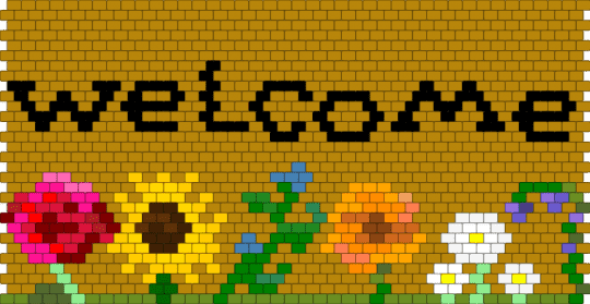welcome mat iproved - gold