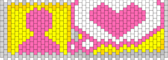more accurate tomodahci life heart lol - yellow,pink