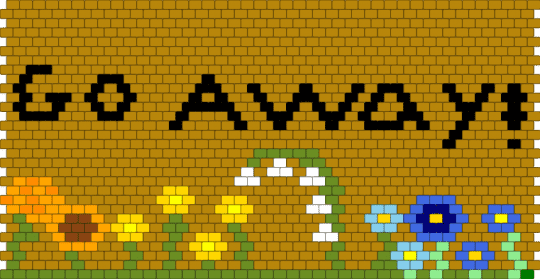 aroace unwelcome mat - gold