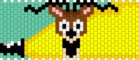 99 nights Deer Cuff - 99 nights, 99 nights in the forest, deer, horror, roblox, teal, yellow
