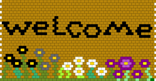 Asexual Welcome Mat - gold,pride,lgbtq,lgbt,asexual,ace,asepc,asexual pride,flowers