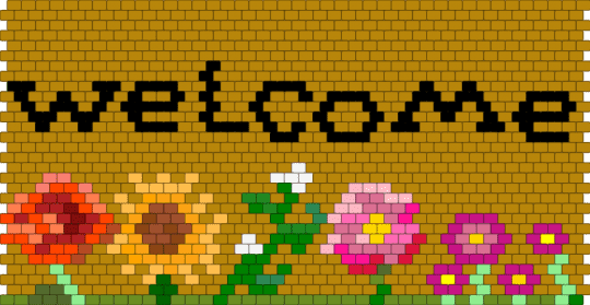 lesbian welcome mat - gold,pride,lesbian,flowers,floral,cottagecore,lesbian flag,lesbian pride,lgbtq