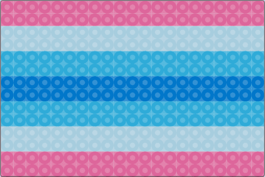 Trans masc flag - light blue,trans,flag,fushion beads