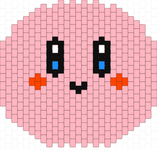Kirby bag panel - pink