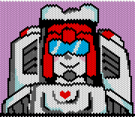 Swerve transformers bag panel - pink,gray