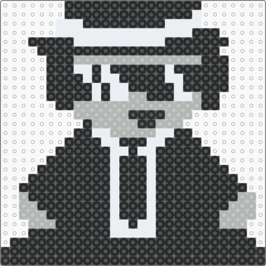 Plushy Chance - black,white,beige