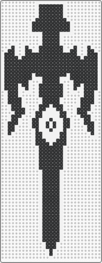 Roaring Knight (Knife Dance) - white,black,deltarune