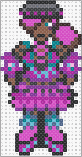 Nodoka pixel sprite - pink,scene girl,scene core
