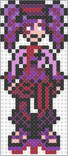 Lauren pixel sprite - black,pink,oc,2000s