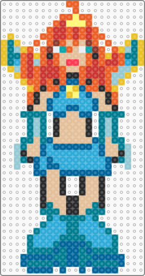 bloom pixel sprite - teal,light blue,colorful,winx club,bloom petters
