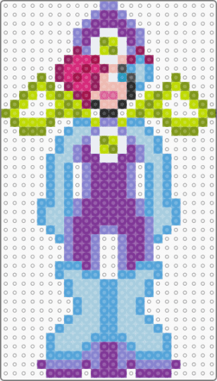 techna pixel sprite - blue,pink,light blue,winx club,techna winxclub