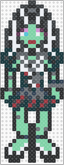 frankie pixel sprite - black,gray,teal,monster high,frankie stain