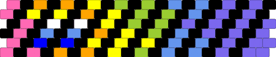 rainbow with black stripes and aroace flag - aroace, black, blue, colorful, light blue, rainbow, stripes