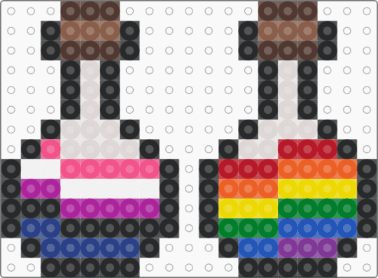 Pride Potions 2 - black,pink,blue,colorful
