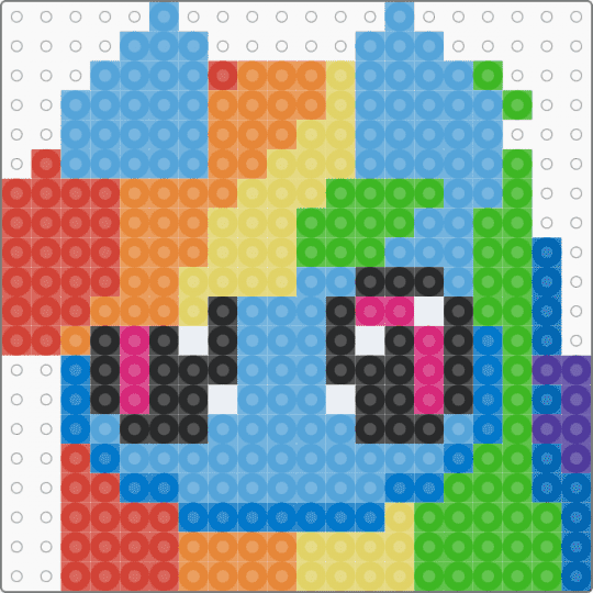 rainbow dash Equestria girl🩵 - red,orange,green,light blue