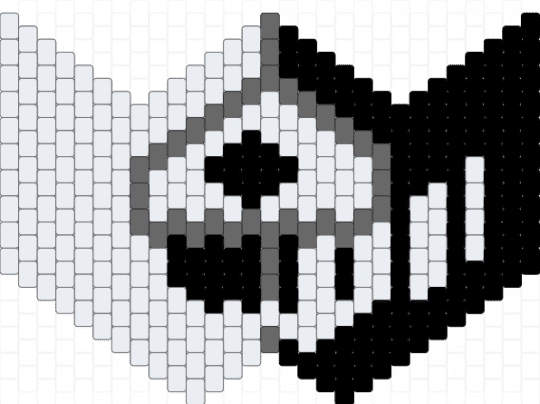 Monokuma mask - white
