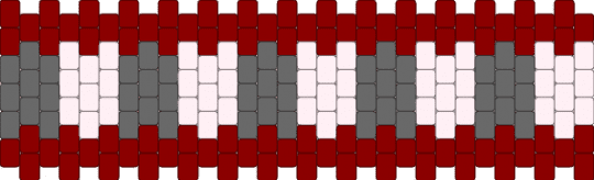 Gangle Peyote - red,gray,tadc,gangle