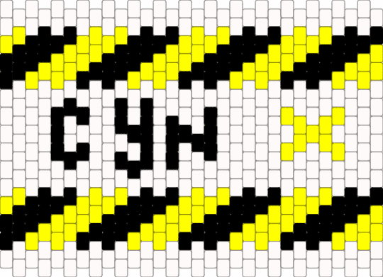CYN [murder drones] - white,yellow