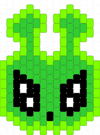 Goofy alien ^^ - green,alien,aftonsparv,gnarpy