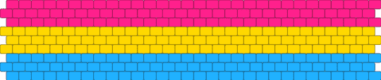 Pansexual flag test - pink,yellow,light blue