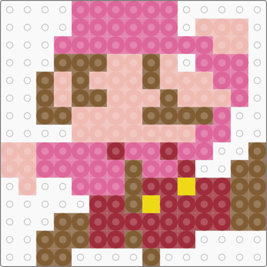 Pink Luigi - pink,beige,tan