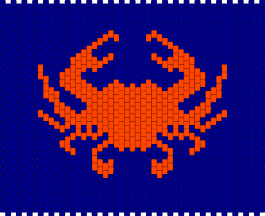 crab banner - banner, crab, purple