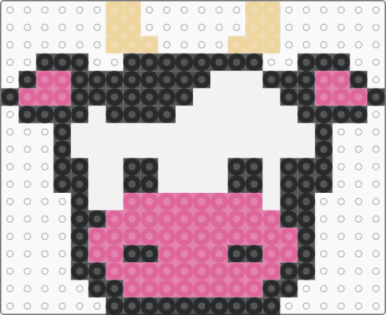 Remix! cow charm - pink