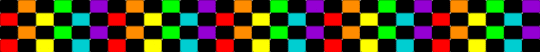 Checkered rainbow - black,orange,green,purple,colorful,scenecore,scene,rainbow,ladder,checkered
