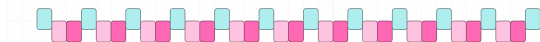 Saja Boys mini rotator Part 3/3(Bumpers) - light blue,pink