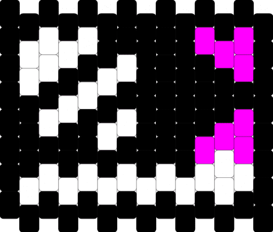 Zink small - black,white