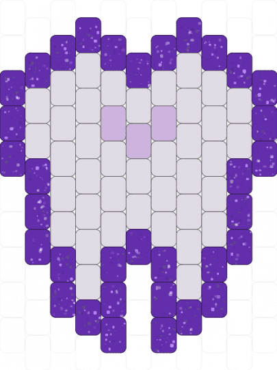 tooth charm - purple