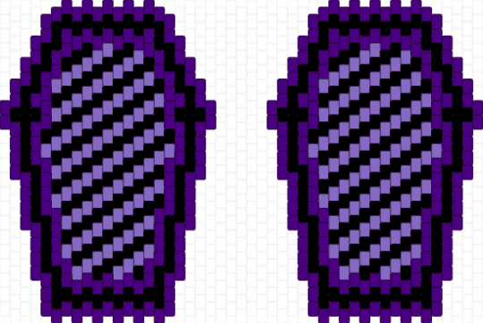 purple coffin - black,purple
