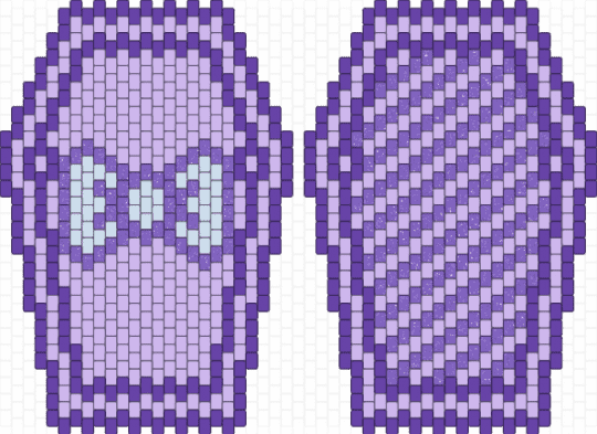 coffin - purple,pink