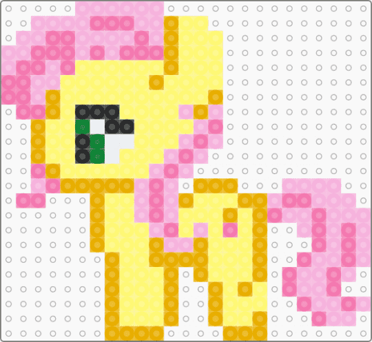 Flutterfly - pink,yellow,mlp,my little pony,flutter fly