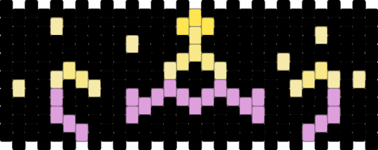 Uzi solver cuff - black,yellow,pink