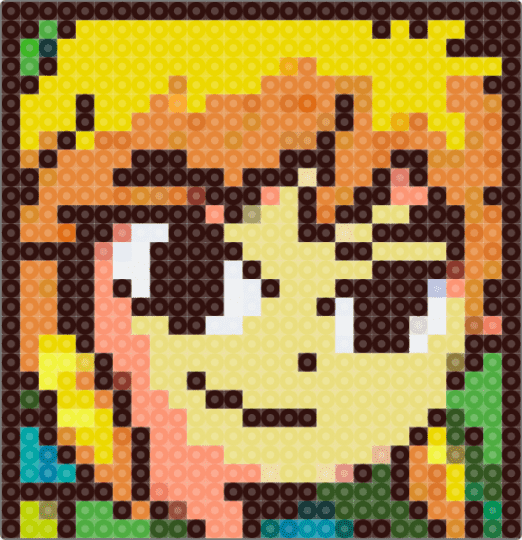toon link - brown,yellow,orange