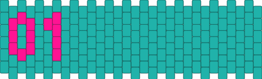 miku 01 cuff - teal,hatsunemiku,miku,pjsk,projectsekai,vocaloid,01