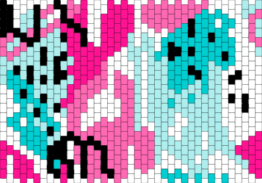 Abstract Extra Pink - pink,light blue