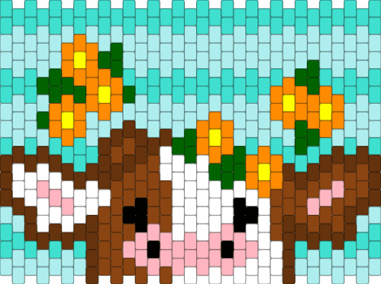 Cow & 2 Turq - light blue