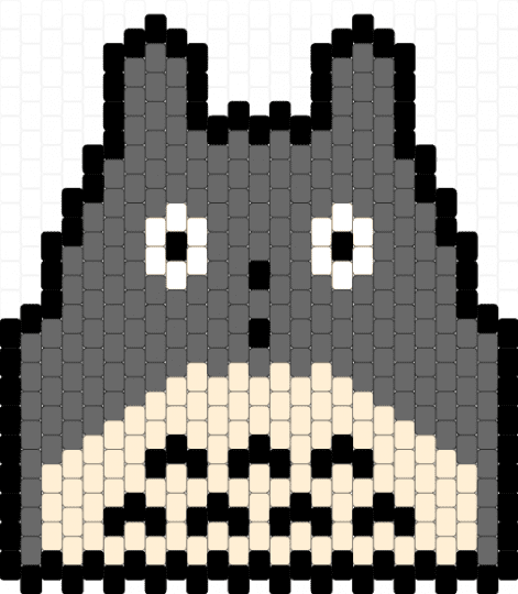 Totoro - gray,beige