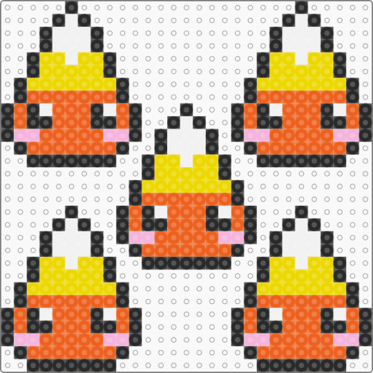 Candy Corn - yellow,orange