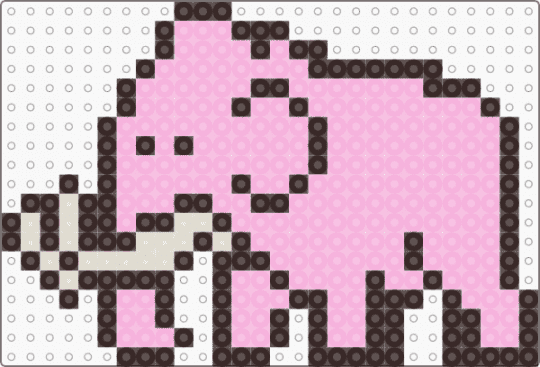 Wooli Pink Remix no. 3 - brown,pink,wooli,edm,mammoth,animal,dubstep,cute,music